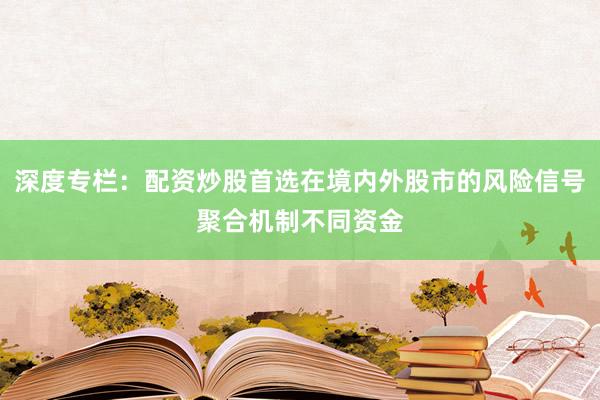深度专栏:配资炒股首选在境内外股市的风险信号聚合机制不同资金