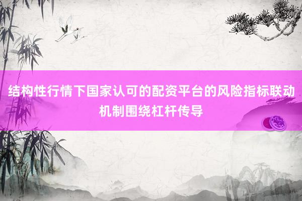 结构性行情下国家认可的配资平台的风险指标联动机制围绕杠杆传导