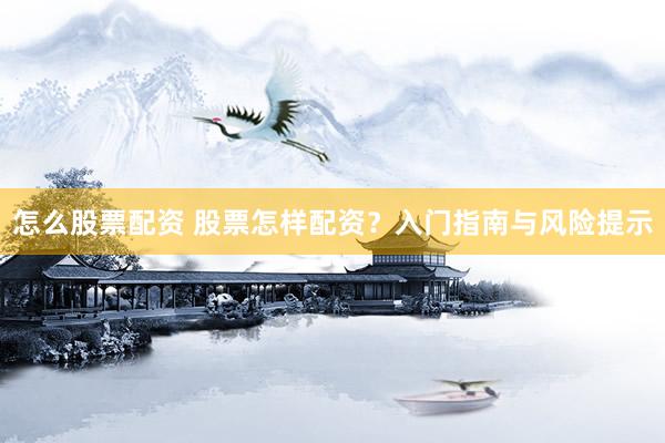 怎么股票配资 股票怎样配资?入门指南与风险提示